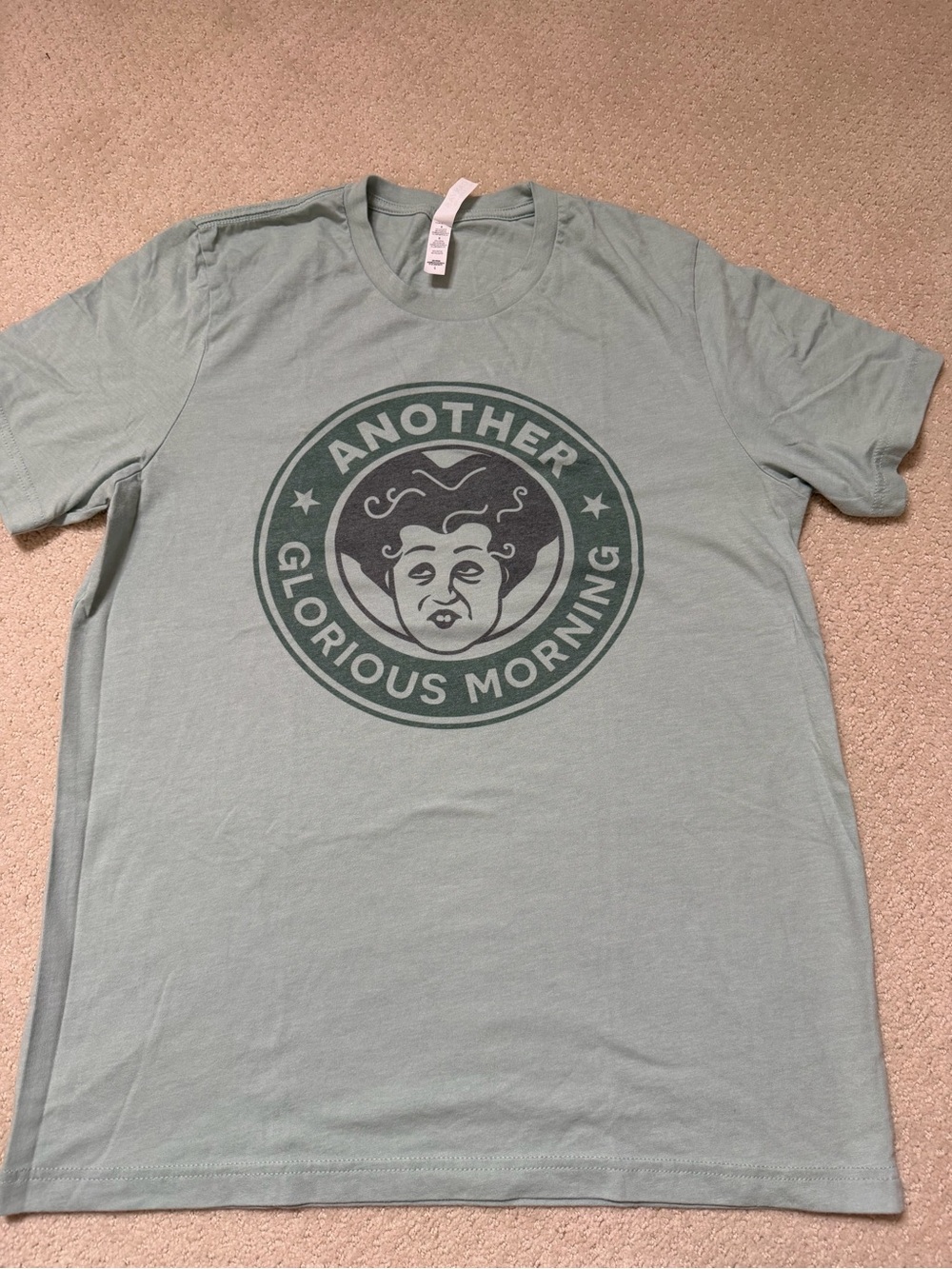 Hocus pocus t -Another Glorious Morning Graphic Tee - Sage Green